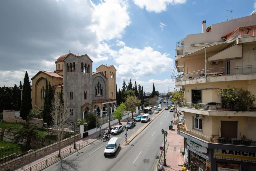 Cosy Apartment With Acropolis View Athena Bagian luar foto